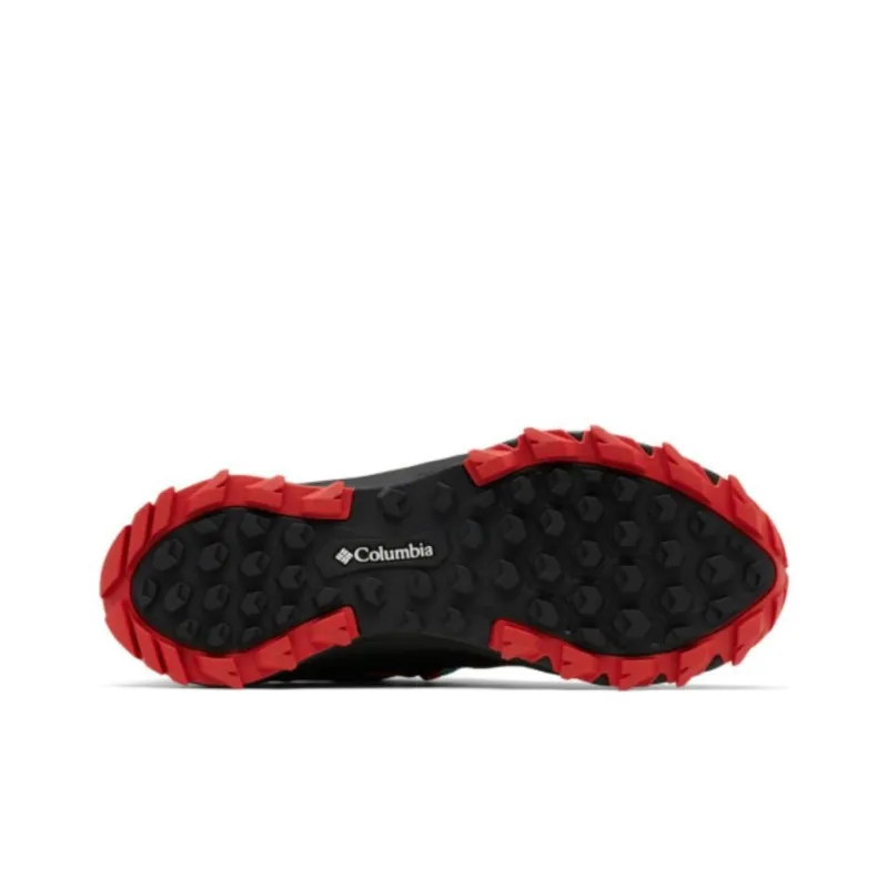 Columbia PEAKFREAK II Cushioning Breathable Low-Top Trekking Shoes Men's Black Red Blue-4