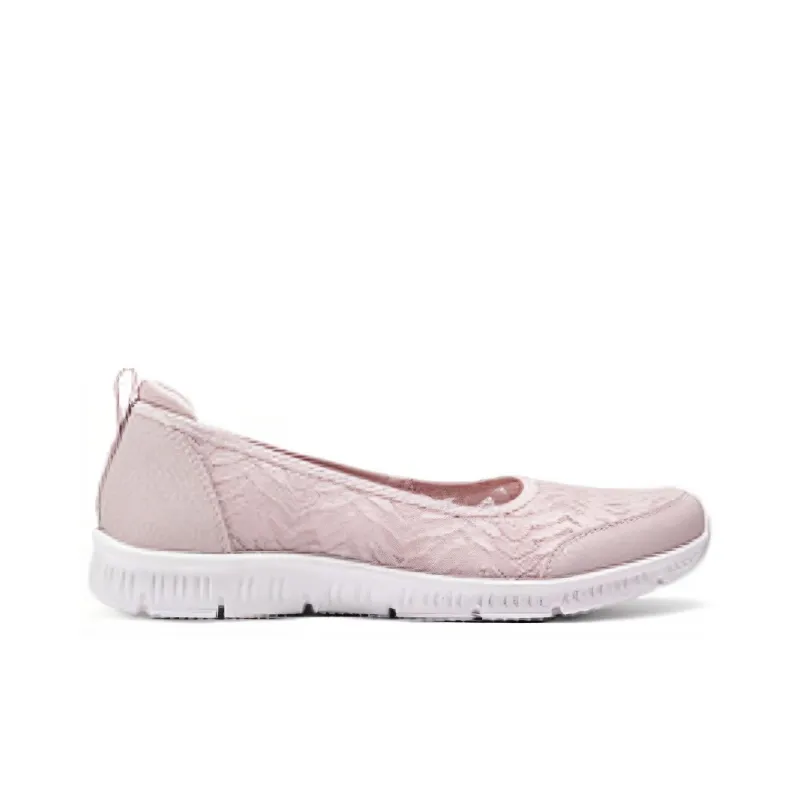 Skechers Cushioned Wear Resistant Breathable Low Top Casual Shoes Women's Pink-1