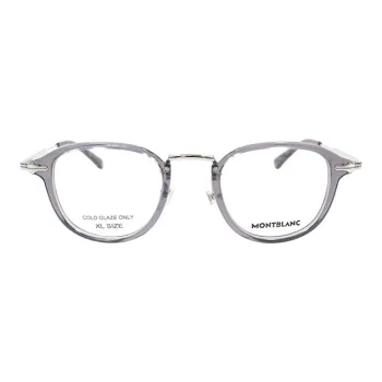MONTBLANC Plate And Metal Round Eyeglass Frames Men's