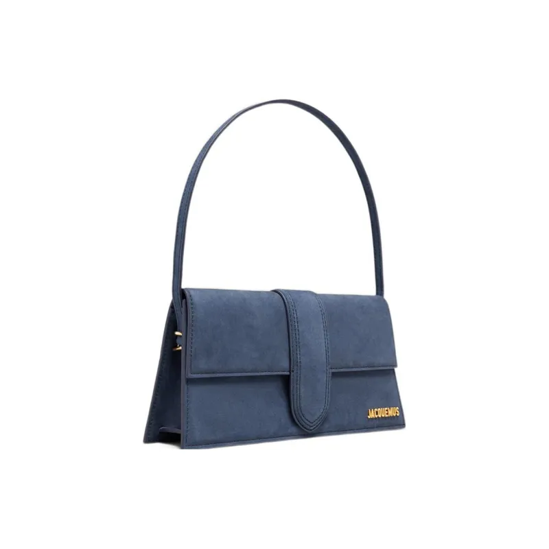 Jacquemus Le Bambino Cow Leather Messenger Bag Crossbody Bag Shoulder Bag Women's Marine Blue-1