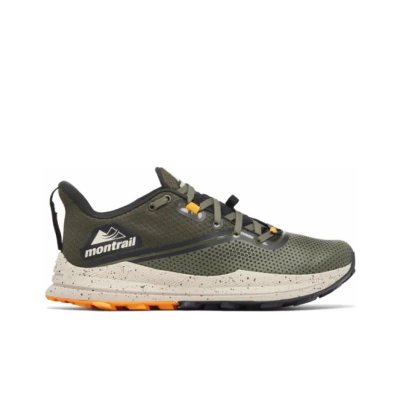 Columbia MONTRAIL Cushioning Breathable Low-Top Trekking Shoes Men's Dark Green-1