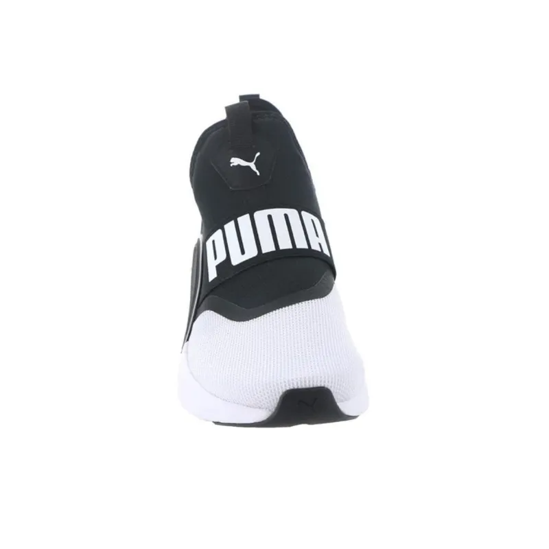 PUMA Softride Enzo Evo Slip On 'Black White Fast Yellow'-3