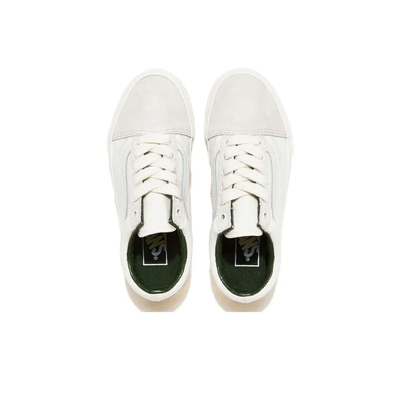 Old Skool Vans 'White Green'-3