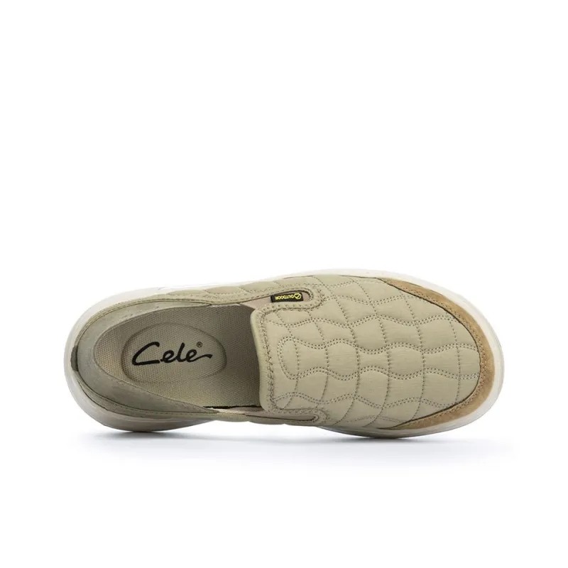 CELE Casual Shoes Men Low Top Gray/Black/Green-9