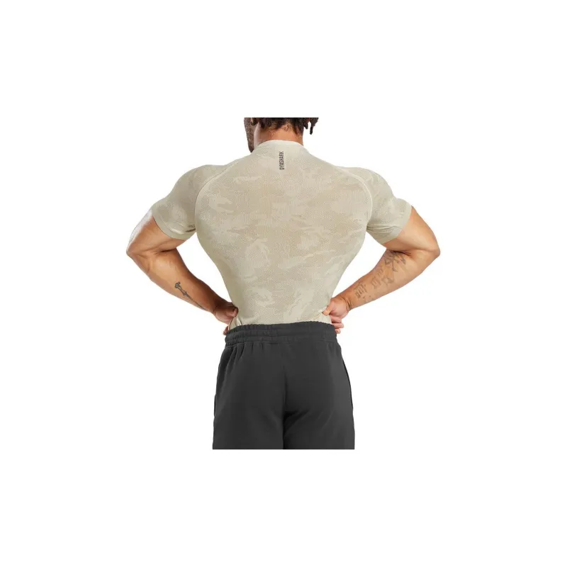 GYMSHARK T Shirt Men's Concrete Brown-1