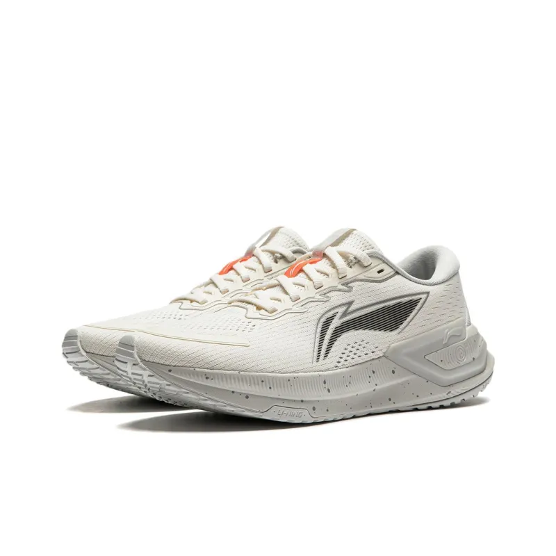 LiNing YueYing 3.0 Cushioned Slip Resistant Low Top Casual Running Shoes Women's Beige Gray-2