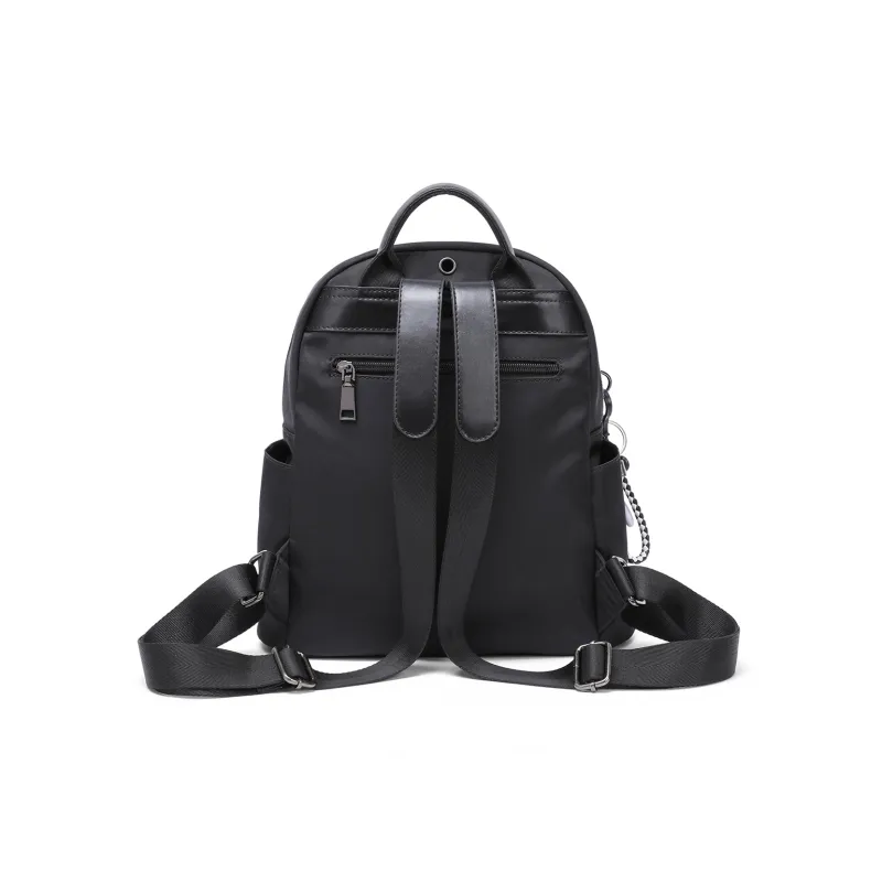 Kevin Cohen Oxford Backpack Women's Extreme Night Black/Khaki-2