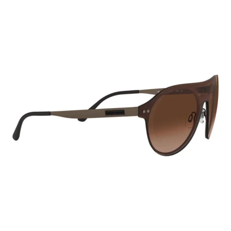 GIORGIO ARMANI Aviator Sunglasses Women's Brown-1