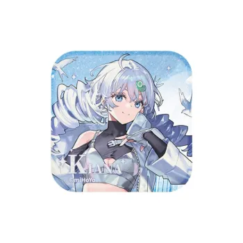 MIHOYO Guns Girl Z 10-Year Promise Collection Square Tinplate Badges