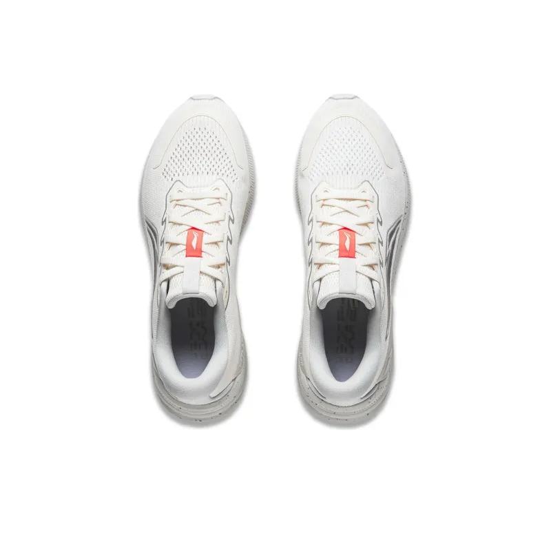 LiNing YueYing 3.0 Cushioned Slip Resistant Low Top Casual Running Shoes Women's Beige Gray-3