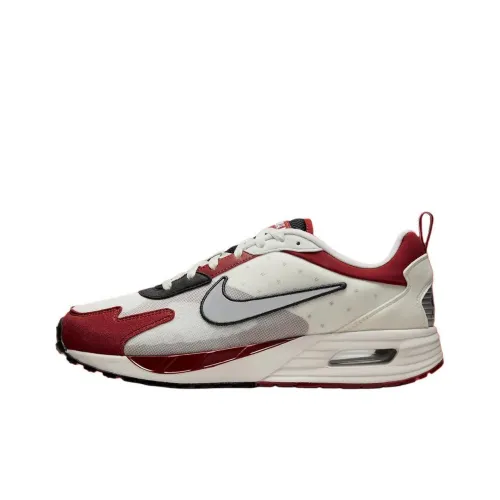 Ncaa X Nike Air Max Solo Casual Shoes Men Low-Top White/Gray/Red