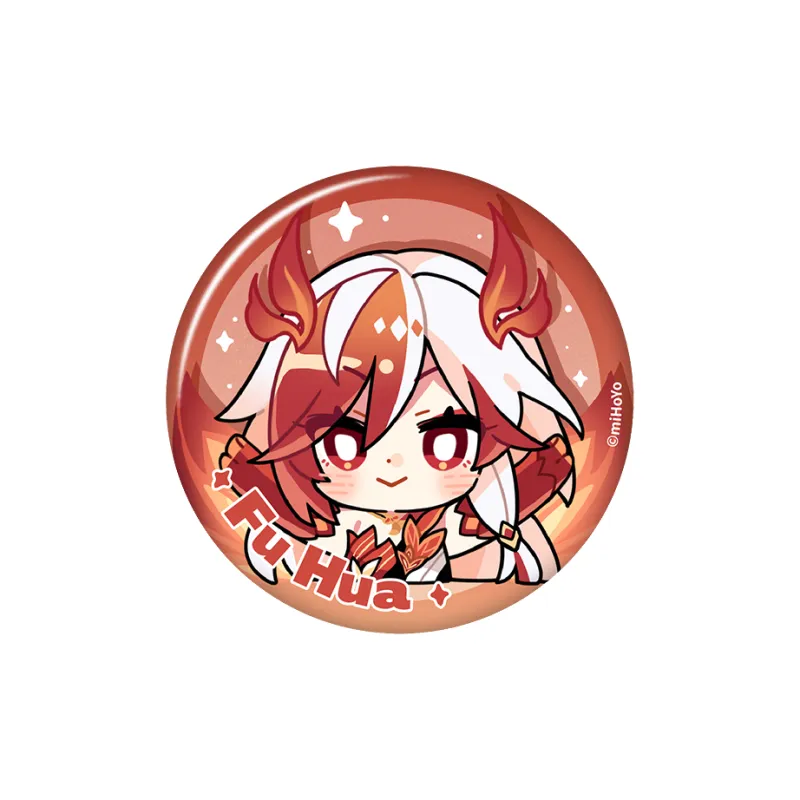 MIHOYO Honkai Impact 3 Characters HONKAI MEME Tinplate Badges-4