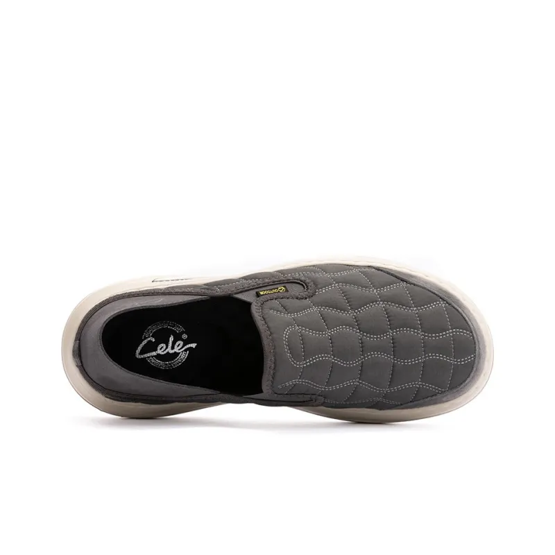 CELE Casual Shoes Men Low Top Gray/Black/Green-1