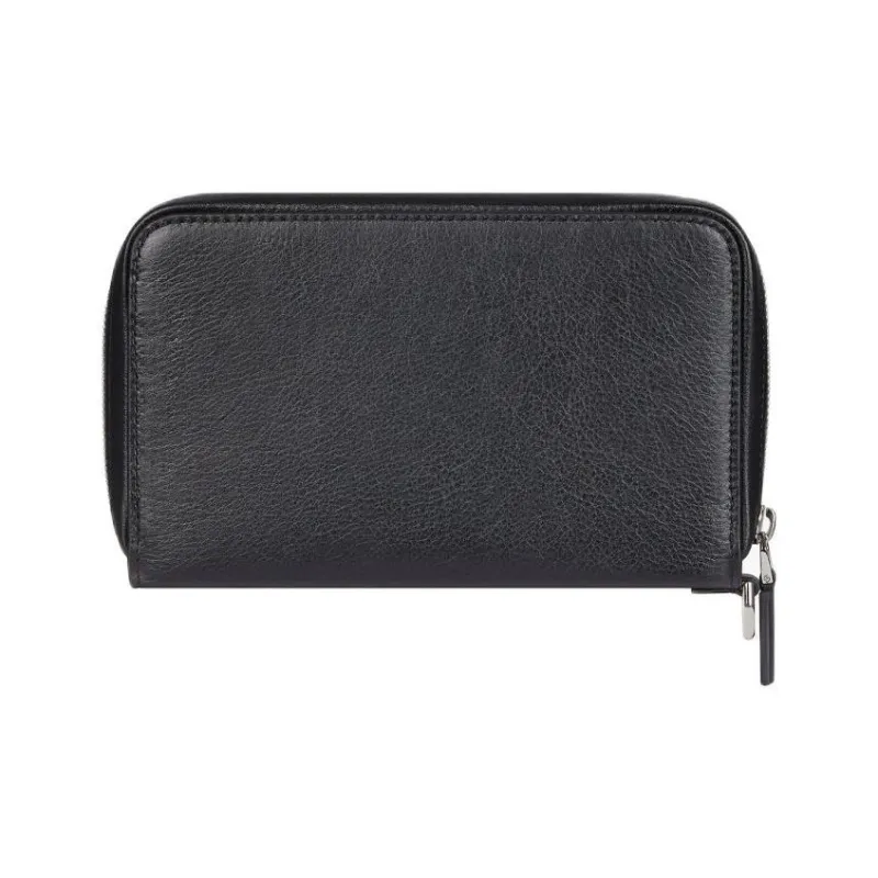 GIVENCHY Voyou Grained Leather Wallet Men's Black-2