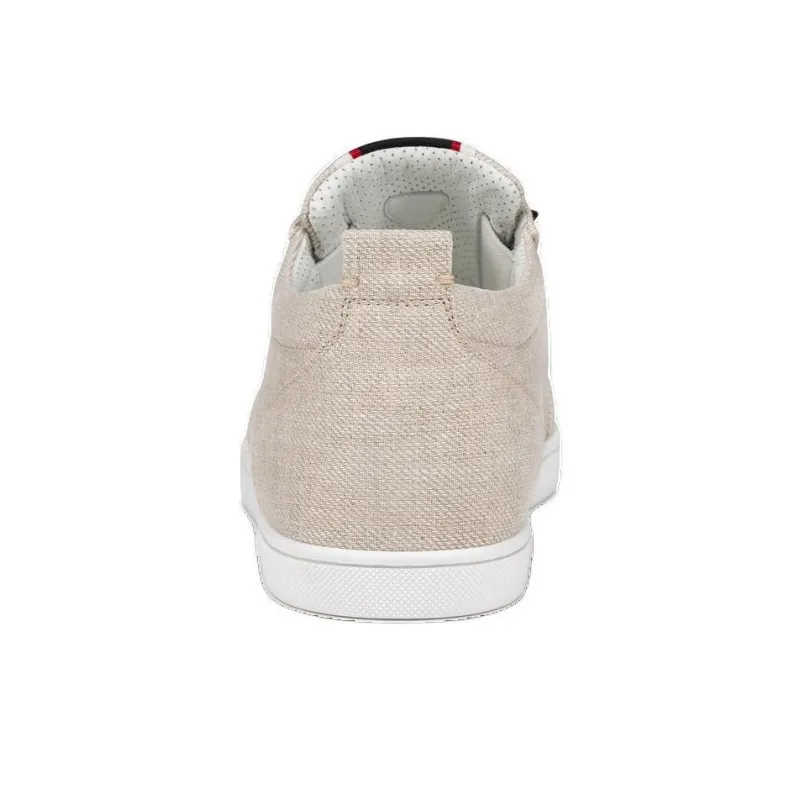 CL LUBOTING F.A.V Fique A Vontade Low-Top Skateboard Shoes Men's Beige-3