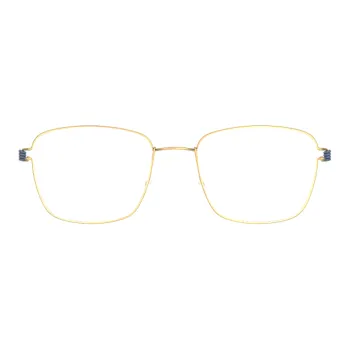 LINDBERG Pure Titanium Rectangular Eyeglass Frames Unisex Matte Sand Gold