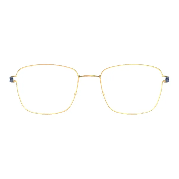 LINDBERG Pure Titanium Rectangular Eyeglass Frames Unisex Matte Sand Gold-0