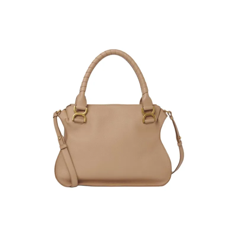 Chloe Marcie Grained Calfskin Light Umber Small Size Women's Light Umber-1