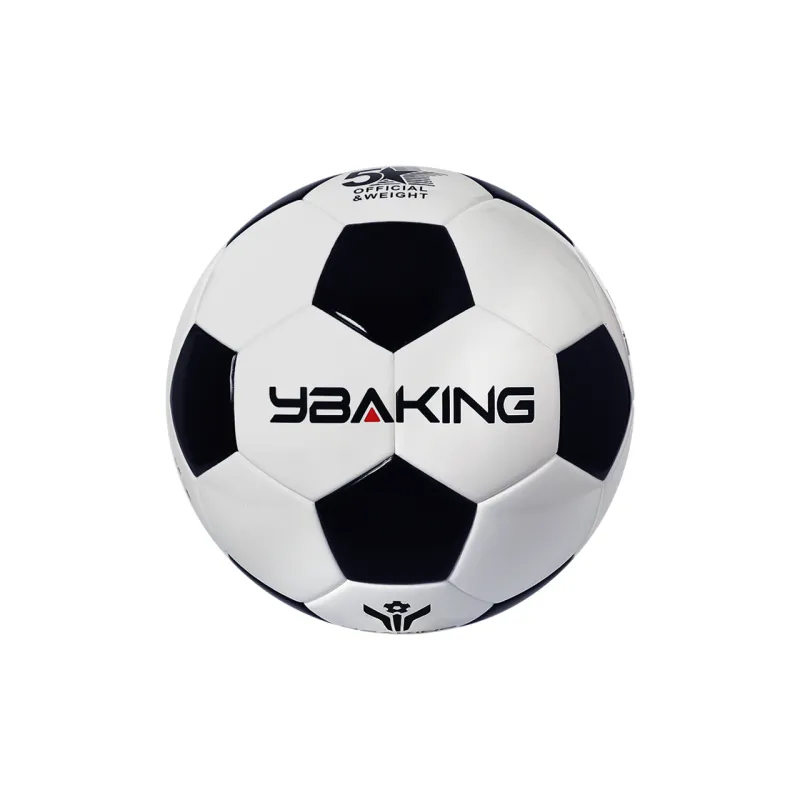 WADE x YBAKING Size 5 Soccer TPU Seamless Thermal-bonding Unisex Classic Black White-19