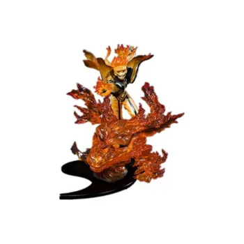 BANDAI Naruto Uzumaki Naruto Shippuden Ninetales Jūma Tailed Beast Armor Scale Figures