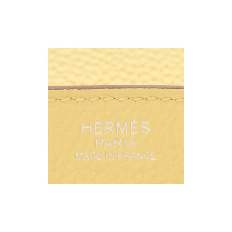 HERMES Birkin Togo Calfskin Birkin Bag Handbag Regular Women's 1Z Jaune Poussin Chick Yellow-5