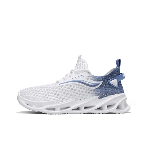 WARRIOR Running Shoes Men Low Top Blue