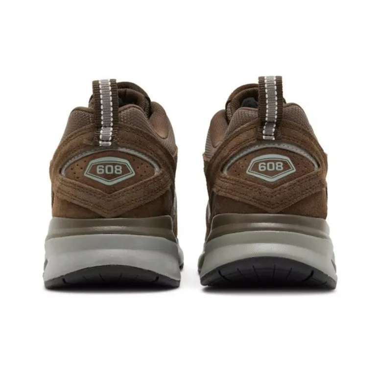New Balance 608v5 Chocolate Brown White-3