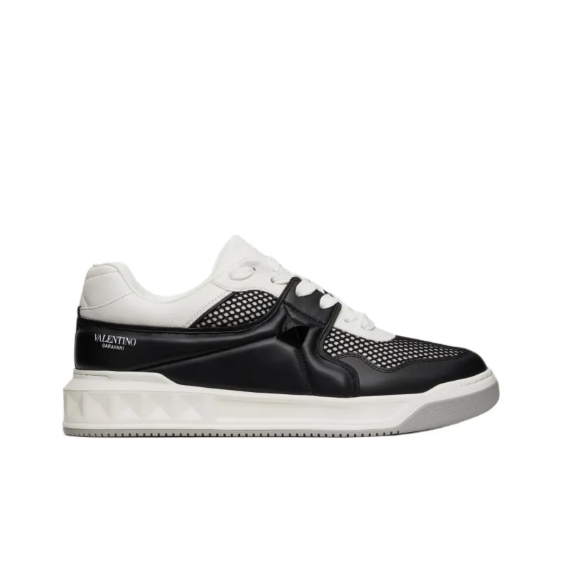 Valentino Garavani One Stud Lace-Up Sneakers-1