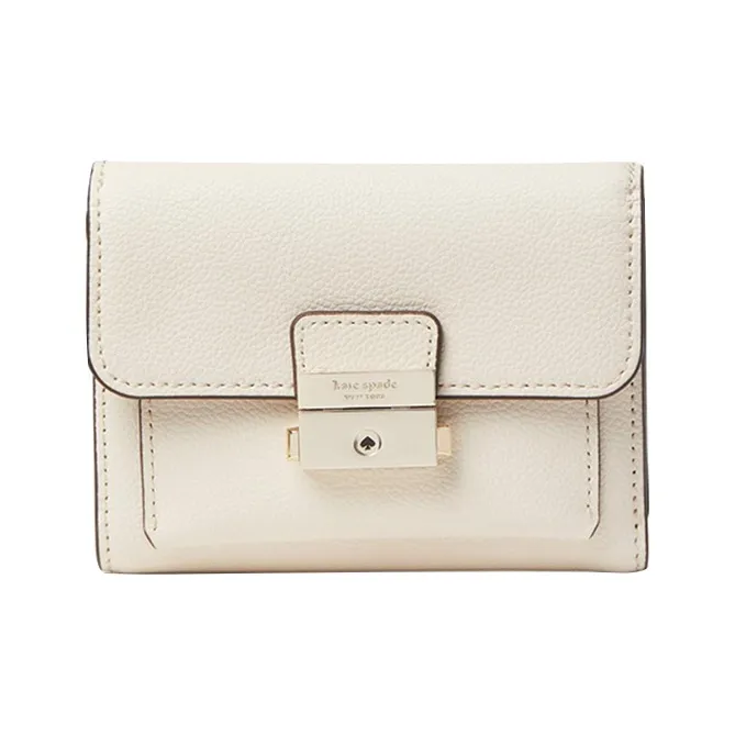 Kate Spade Voyage Cow Leather Wallet Small Size Women's White-0