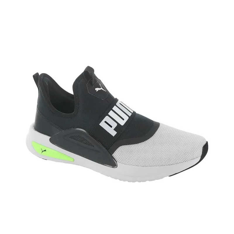 PUMA Softride Enzo Evo Slip On 'Black White Fast Yellow'-1