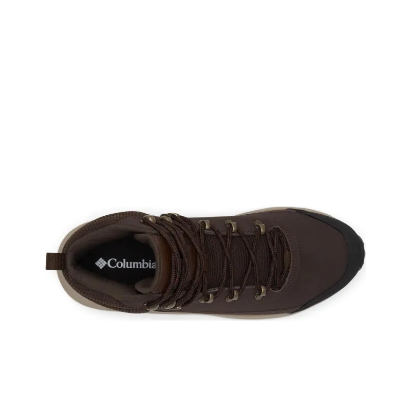 Columbia Abrasion Resistant Breathable Mid Top Outdoor Shoes Men's Brown-2