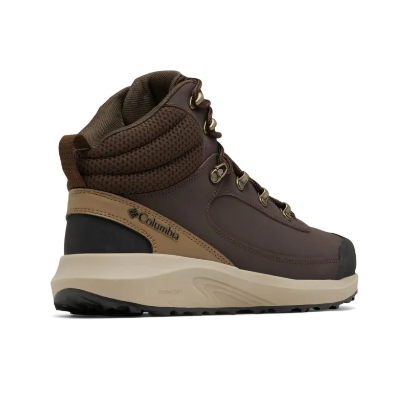 Columbia Abrasion Resistant Breathable Mid Top Outdoor Shoes Men's Brown-3