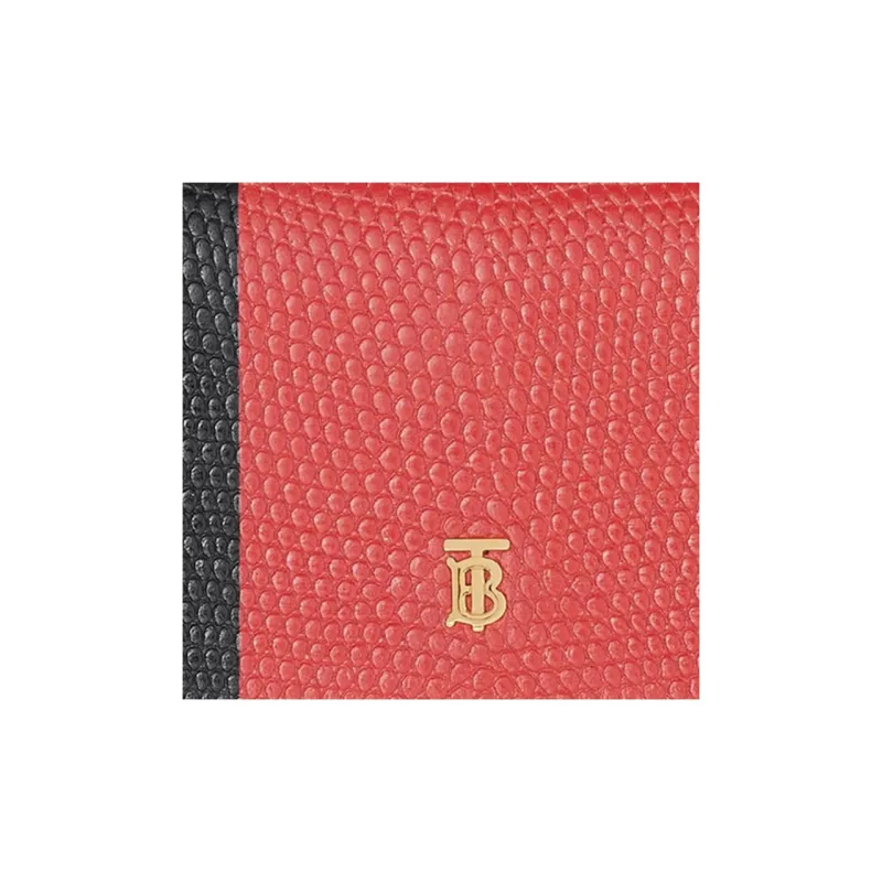 Burberry Cow Leather Crossbody Bags Shoulder Bags Women's Red & Black-3