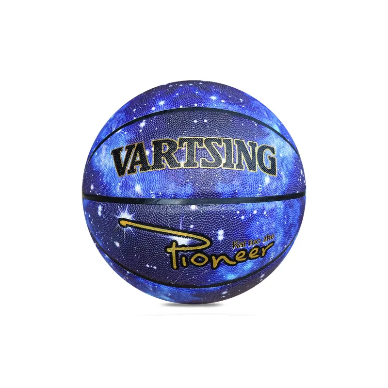 Vartsing PU Basketball Starry Sky Color Size 7 Ball Training Unisex-4