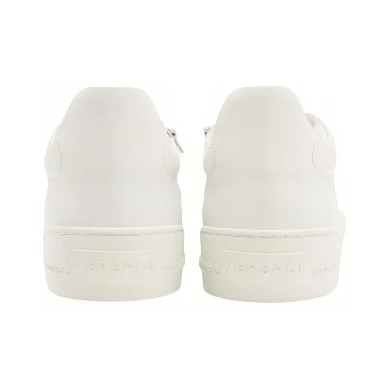 FANSIZHE Low Top Stylish Skateboarding Shoes Men's White-4