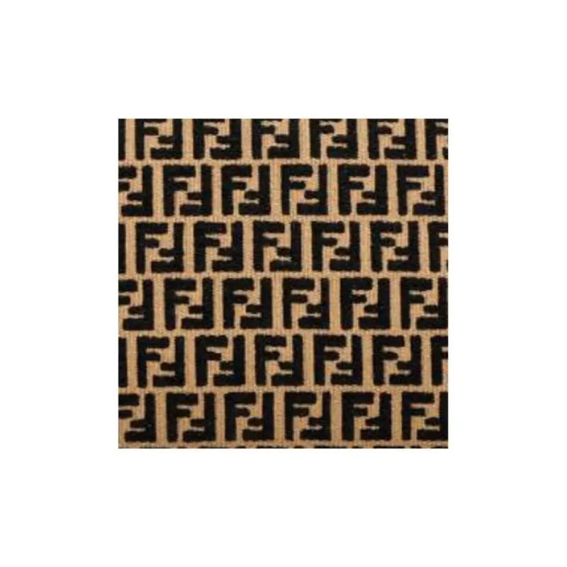 FENDI Raffia Clutch Medium Size Women's Black-1