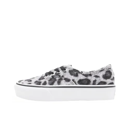 Vans Authentic Platform 'Fuzzy - Snow Leopard'