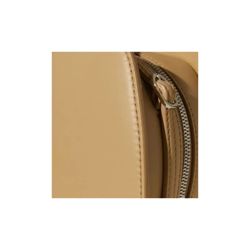 Loro Piana Sesia Calfskin Shoulder Bag Crossbody Bag Women's Light Brown-4