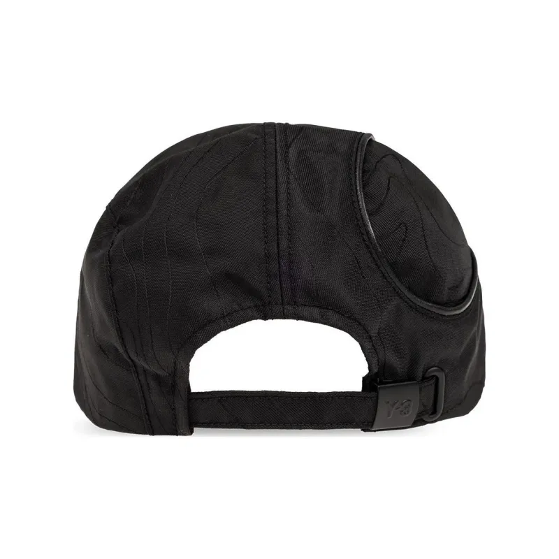 Y 3 Polyamide Baseball Caps Unisex Black-1