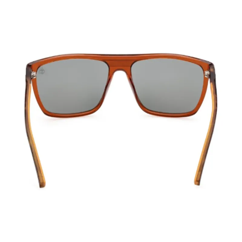 Timberland Rectangular Sunglasses Men's Brown-3