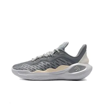 Under Armour Curry 11 Low Top Basketball Shoes Unisex Gray White