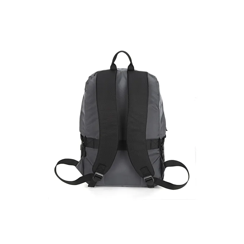 SUISSEWIN Polyester Backpack Regular Unisex Black/Gray/Blue-5