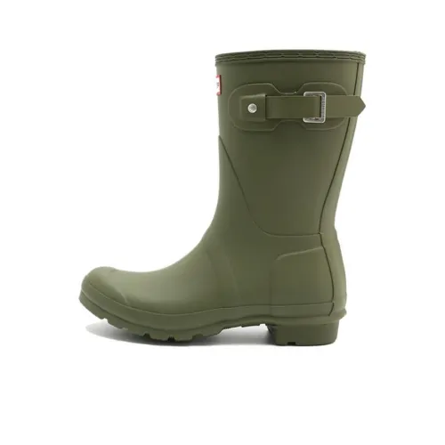 HUNTER Rain Boots Women's Green