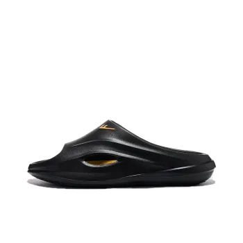 WARRIOR Slide Slippers Men Black Yellow
