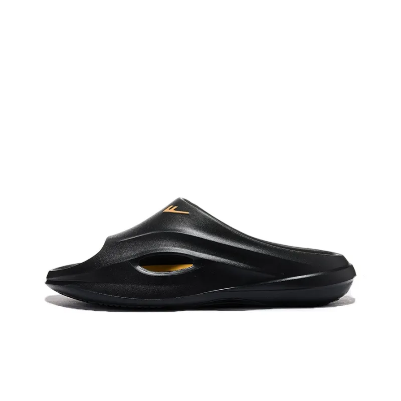 WARRIOR Slide Slippers Men Black Yellow-0