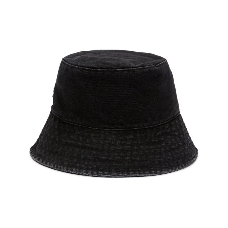 AMBUSH Logo appliqué Denim Bucket Hat-0