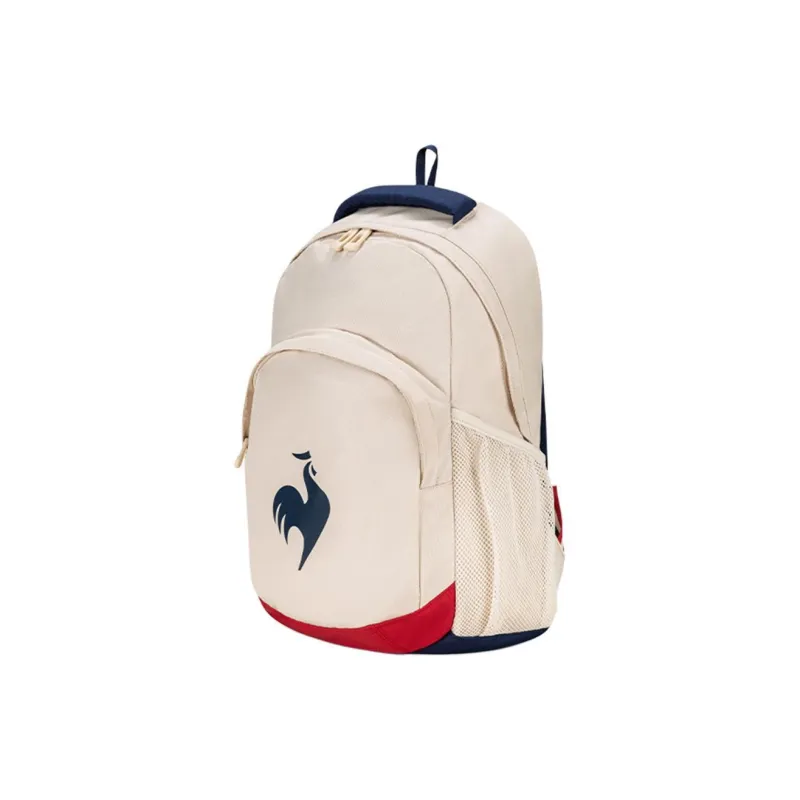 Le Coq Sportif Fabric Backpack Tubas Unisex Original White/Black-2