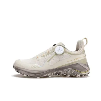 HUMTTO Cushioning Slip Resistant Low Top Trail Running Shoes Women's Beige