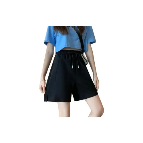 Muzi Casual Shorts Women's Black