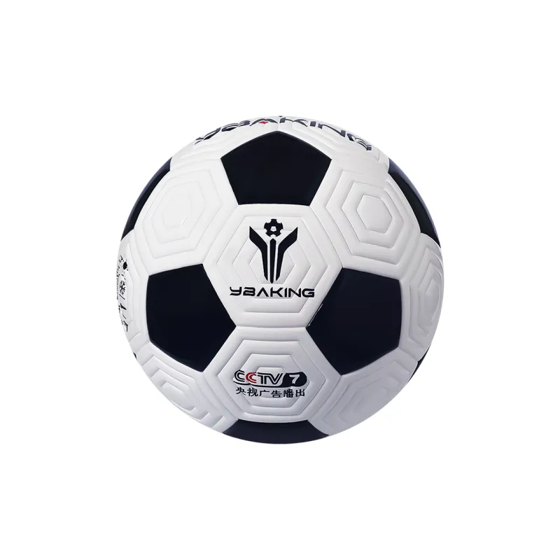 WADE x YBAKING Size 5 Soccer TPU Seamless Thermal-bonding Unisex Classic Black White-7